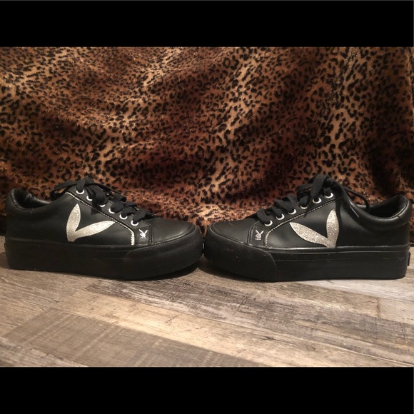 playboy platform sneakers